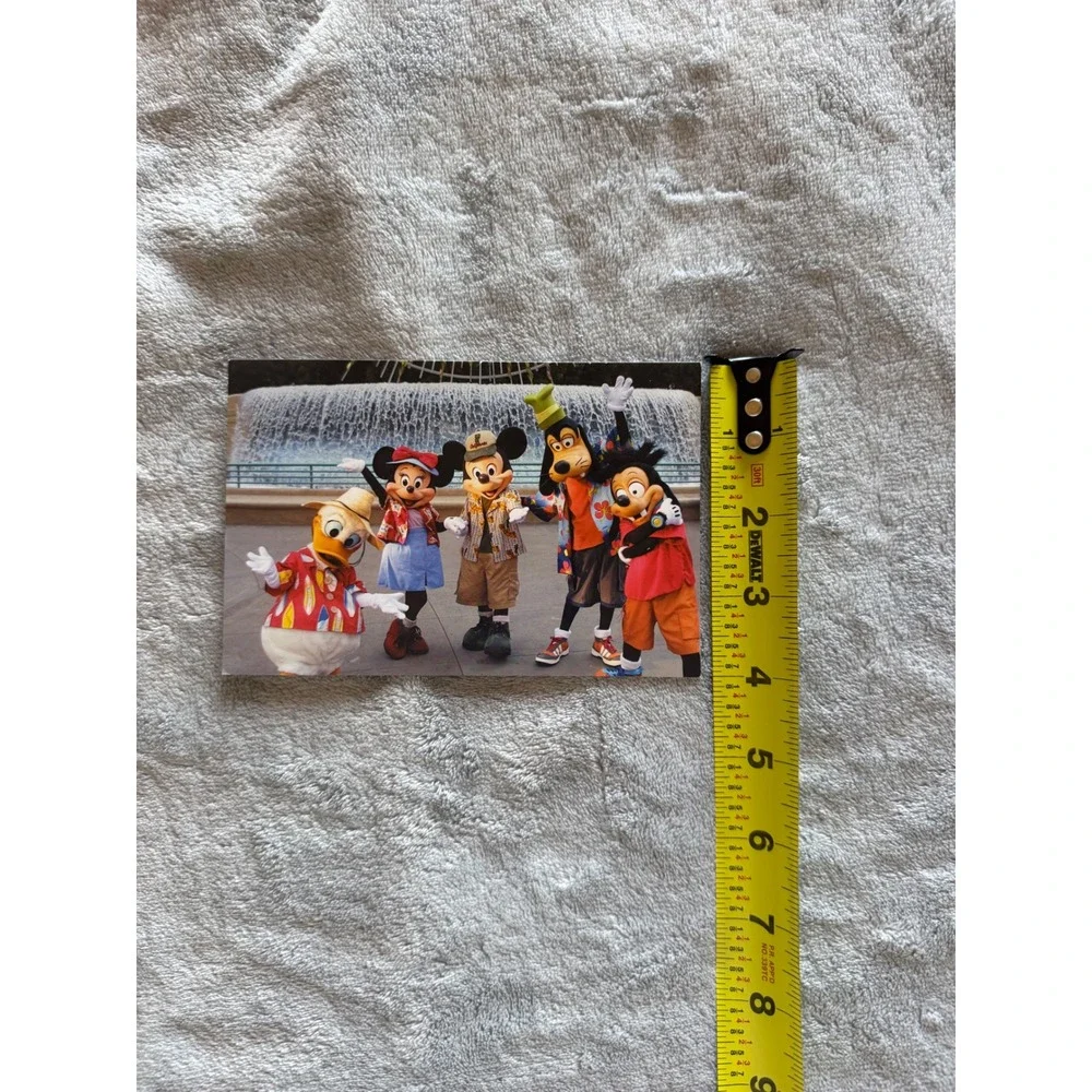 Disney California Adventure Mickey Minnie Donald Goofy Max Postcard - B814